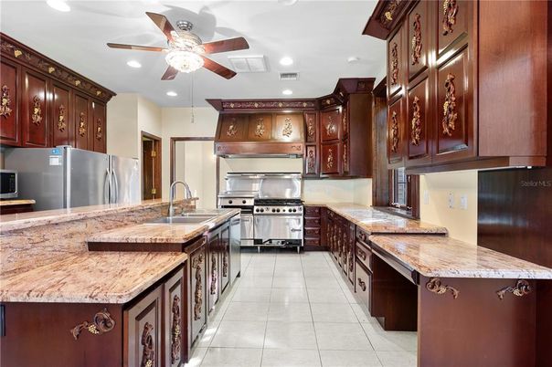 Interior, Kitchen, Recessed Lighting, Stainless Steel Appliances