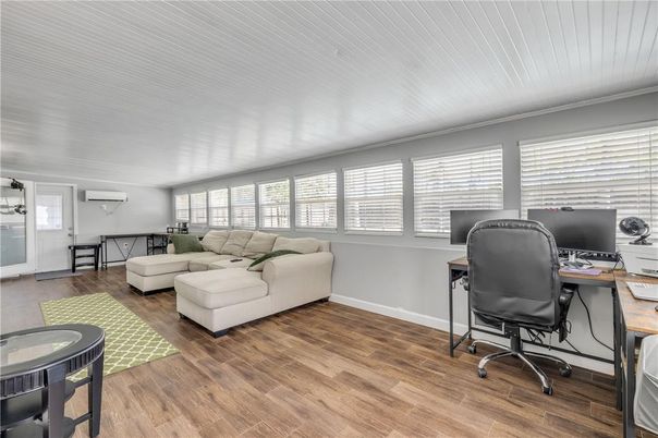 Home Office, Interior, Wood Texture Flooring