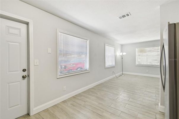 Empty room, Interior, Wood Texture Flooring
