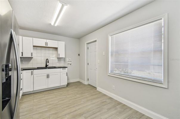Interior, Kitchen, Wood Texture Flooring