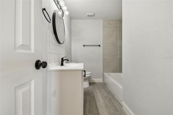 Bathroom, Interior, Wood Texture Flooring