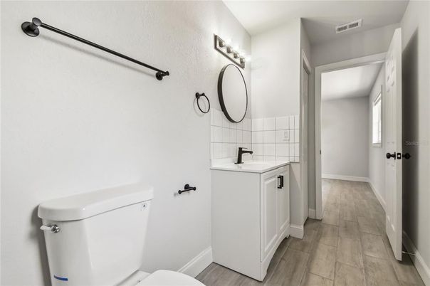 Bathroom, Interior, Wood Texture Flooring