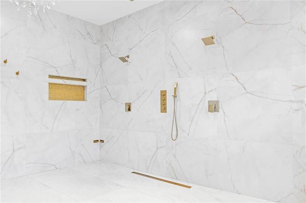 Bathroom, Interior, Marble Walls