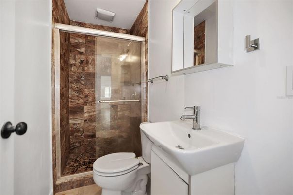 Bathroom, Glass Shower, Interior