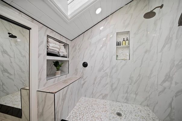 Bathroom, Interior, Marble Walls