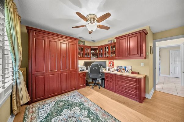 Home Office, Interior, Wood Texture Flooring