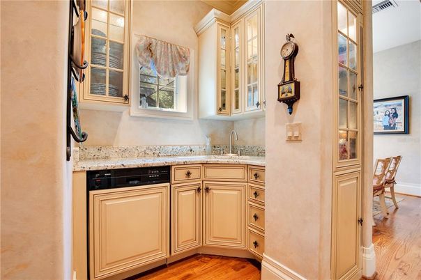 Interior, Kitchen, Wood Texture Flooring
