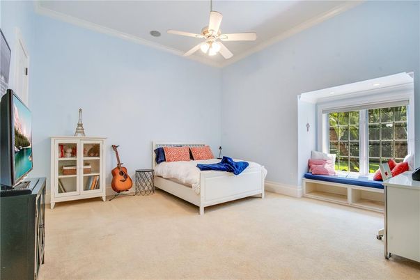Bedroom, Interior, Recessed Lighting
