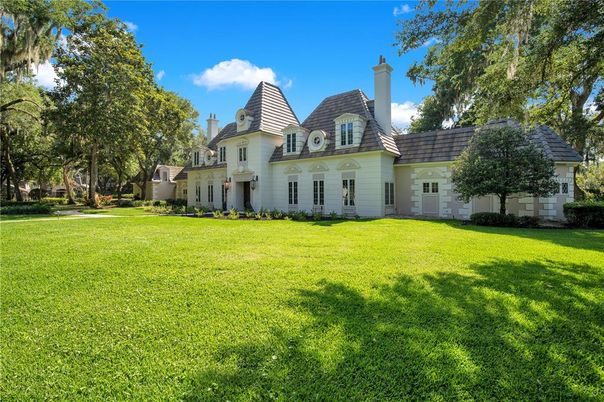 Attached, Backyard, Exterior, Facade, French Provincial
