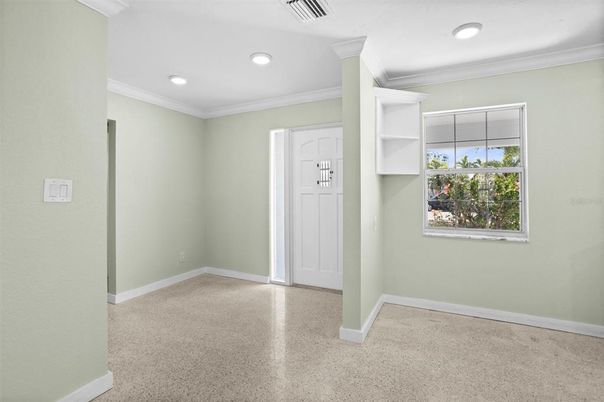 Empty room, Interior, Recessed Lighting