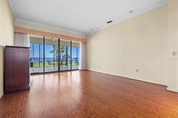 Empty room, Interior, Water, Wood Texture Flooring