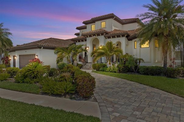 Attached, Backyard, Exterior, Facade, Mediterranean