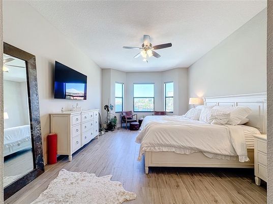 Bedroom, Interior, Wood Texture Flooring