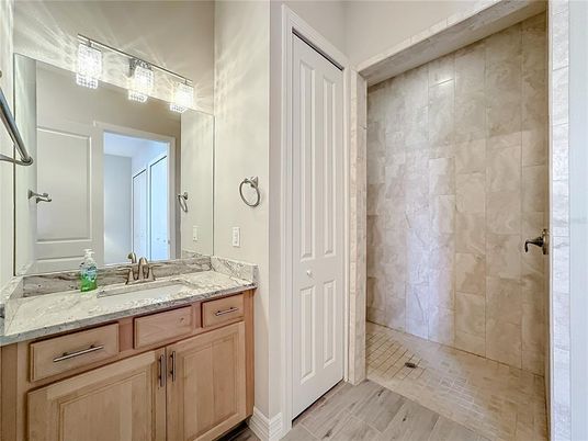 Bathroom, Interior, Wood Texture Flooring