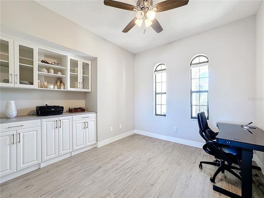 Home Office, Interior, Wood Texture Flooring