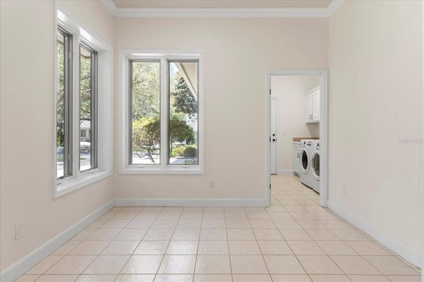 Empty room, Interior, Washer