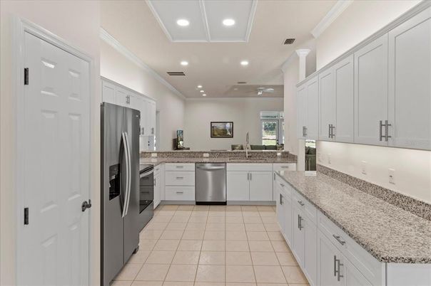 Interior, Kitchen, Recessed Lighting, Stainless Steel Appliances