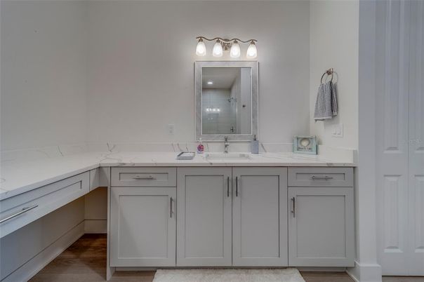 Bathroom, Interior, Wood Texture Flooring