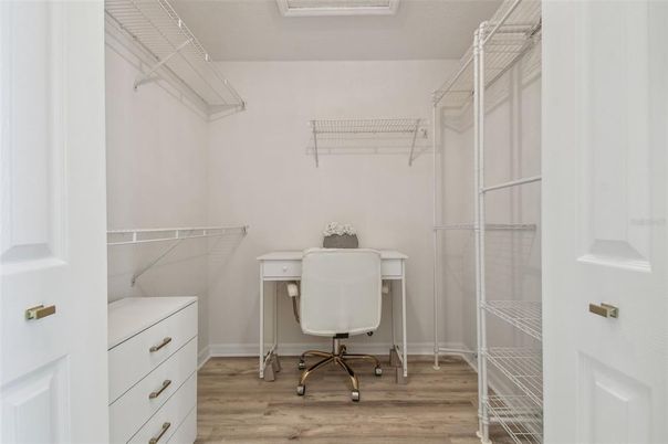 Interior, Walk-in Closets, Wood Texture Flooring