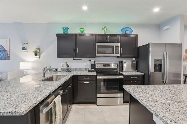 Interior, Kitchen, Recessed Lighting, Stainless Steel Appliances