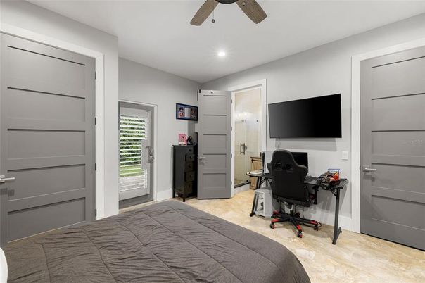 Bedroom, Home Office, Interior, Recessed Lighting