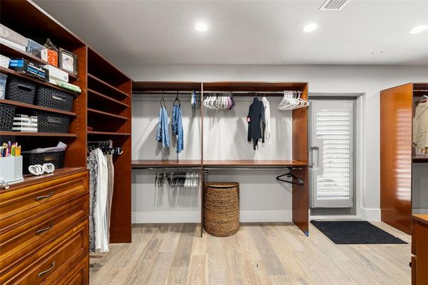 Interior, Recessed Lighting, Walk-in Closets, Wood Texture Flooring