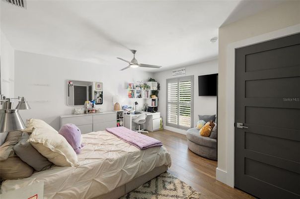 Bedroom, Interior, Wood Texture Flooring