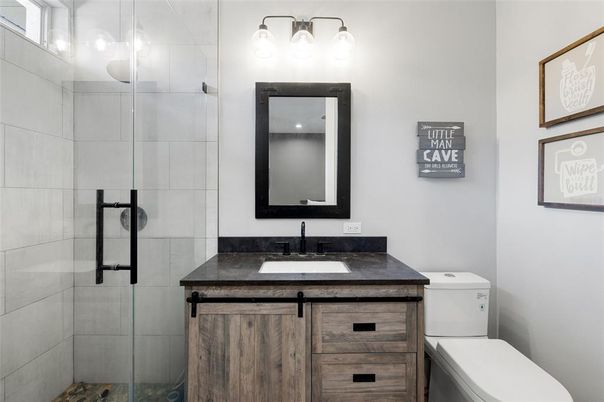 Bathroom, Glass Shower, Interior