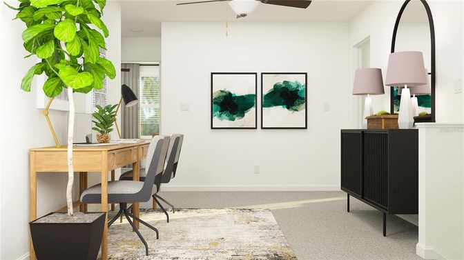 Home Office, Interior
