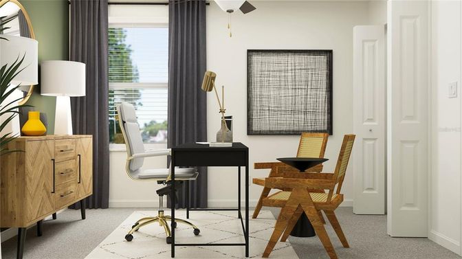 Home Office, Interior