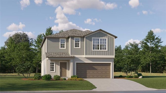 Attached, Exterior, Facade, Split Level