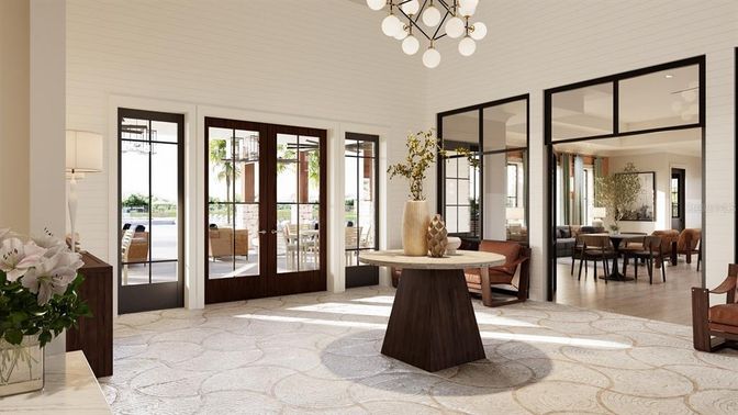 Chandelier, Dining room, Interior, Pendant Lights, Wood Texture Flooring