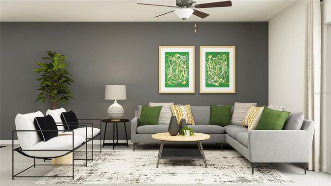 Interior, Living room