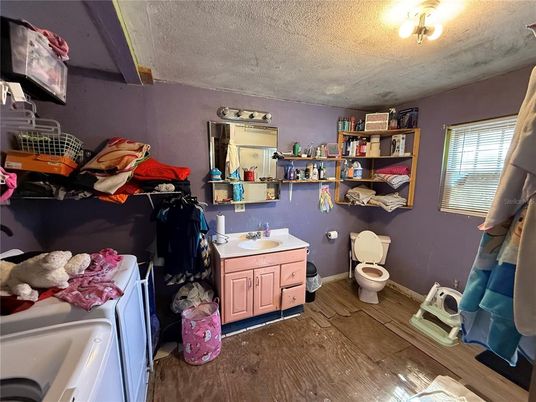 Bathroom, Interior, Wood Texture Flooring