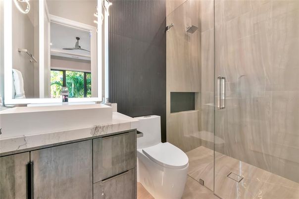 Bathroom, Glass Shower, Interior