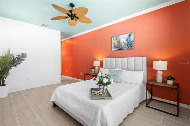 Bedroom, Interior, Wood Texture Flooring