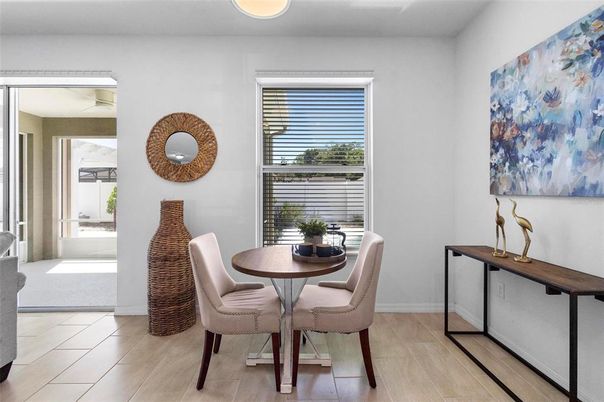 Dining room, Interior, Wood Texture Flooring