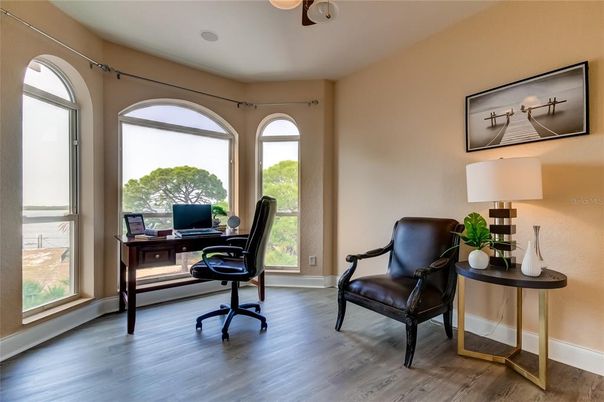 Home Office, Interior, Wood Texture Flooring