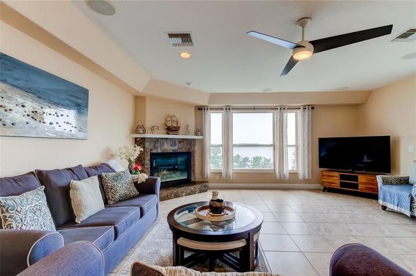 Fireplace, Interior, Living room, Recessed Lighting