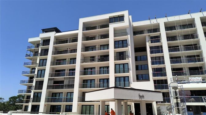 Exterior, Facade, Condo Building