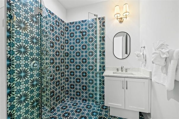 Bathroom, Glass Shower, Interior