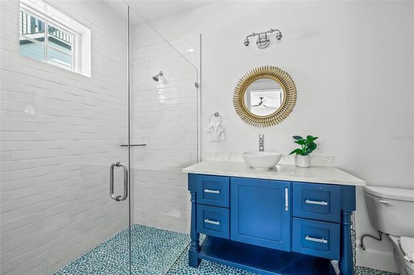 Bathroom, Glass Shower, Interior