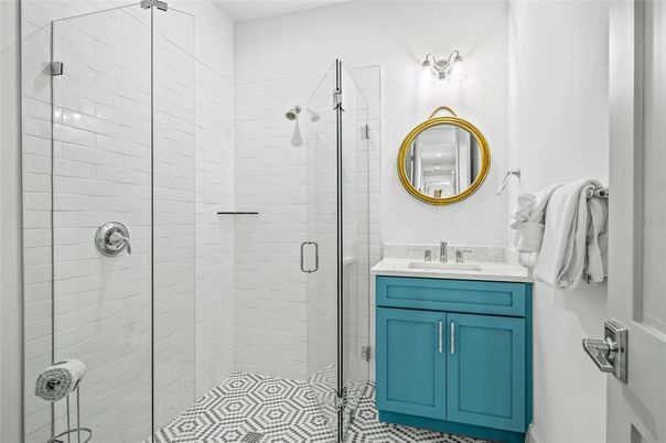 Bathroom, Glass Shower, Interior
