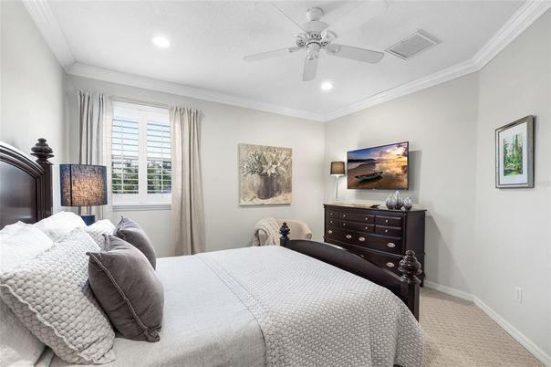 Bedroom, Interior, Recessed Lighting