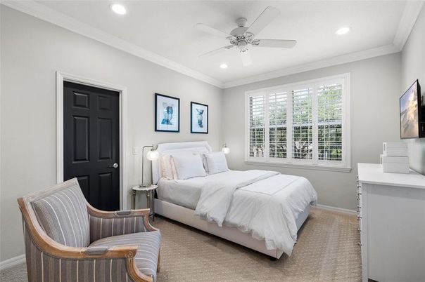Bedroom, Interior, Recessed Lighting