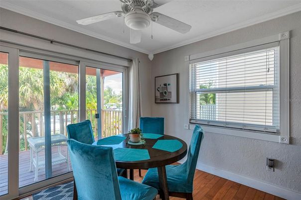 Dining room, Interior, Wood Texture Flooring