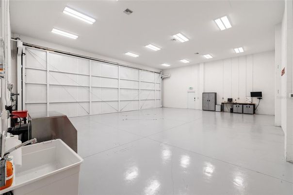 Garage, Interior, Recessed Lighting