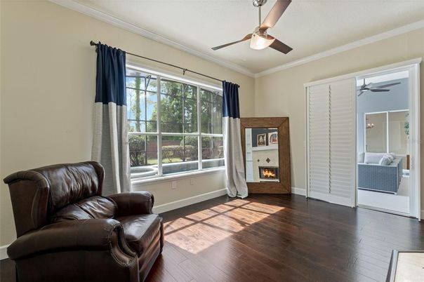 Fireplace, Interior, Wood Texture Flooring