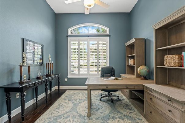 Home Office, Interior, Wood Texture Flooring