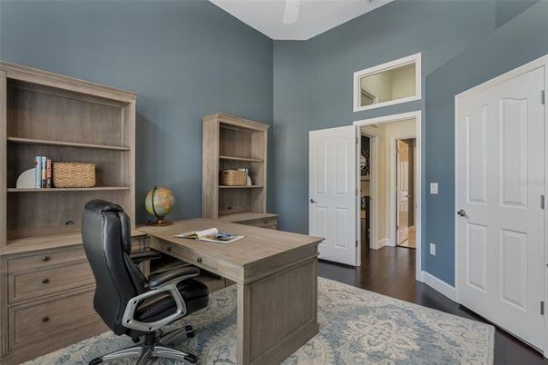 Home Office, Interior, Wood Texture Flooring